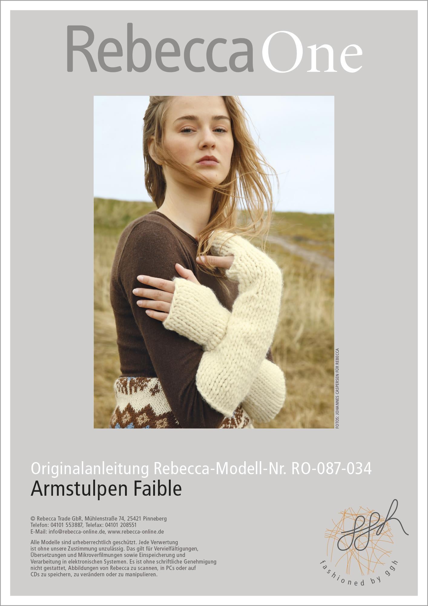 Anleitung - Armstulpen Faible - Rebecca - Online.de