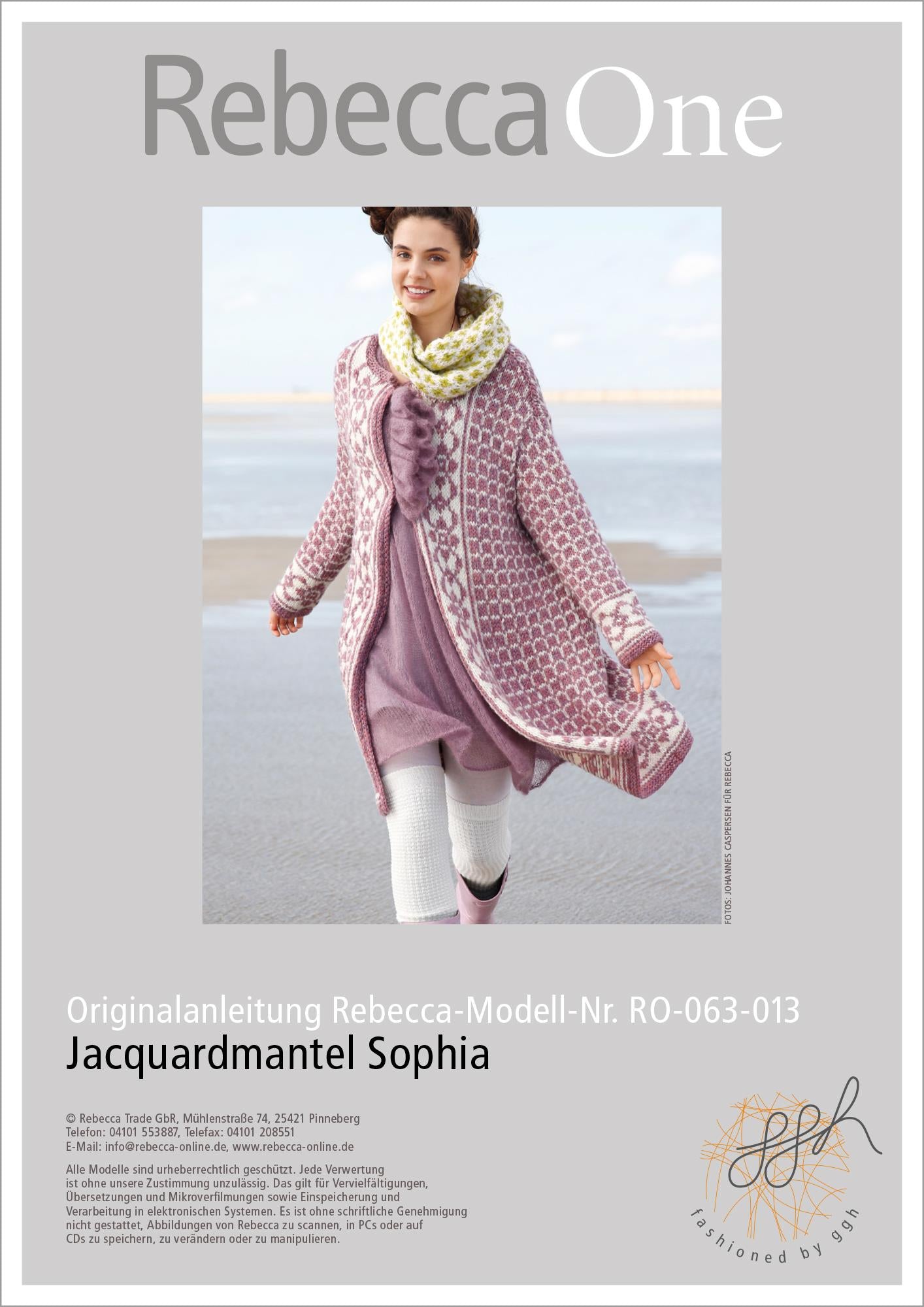 Anleitung Jacquardmantel Sophia - Rebecca - Online.de