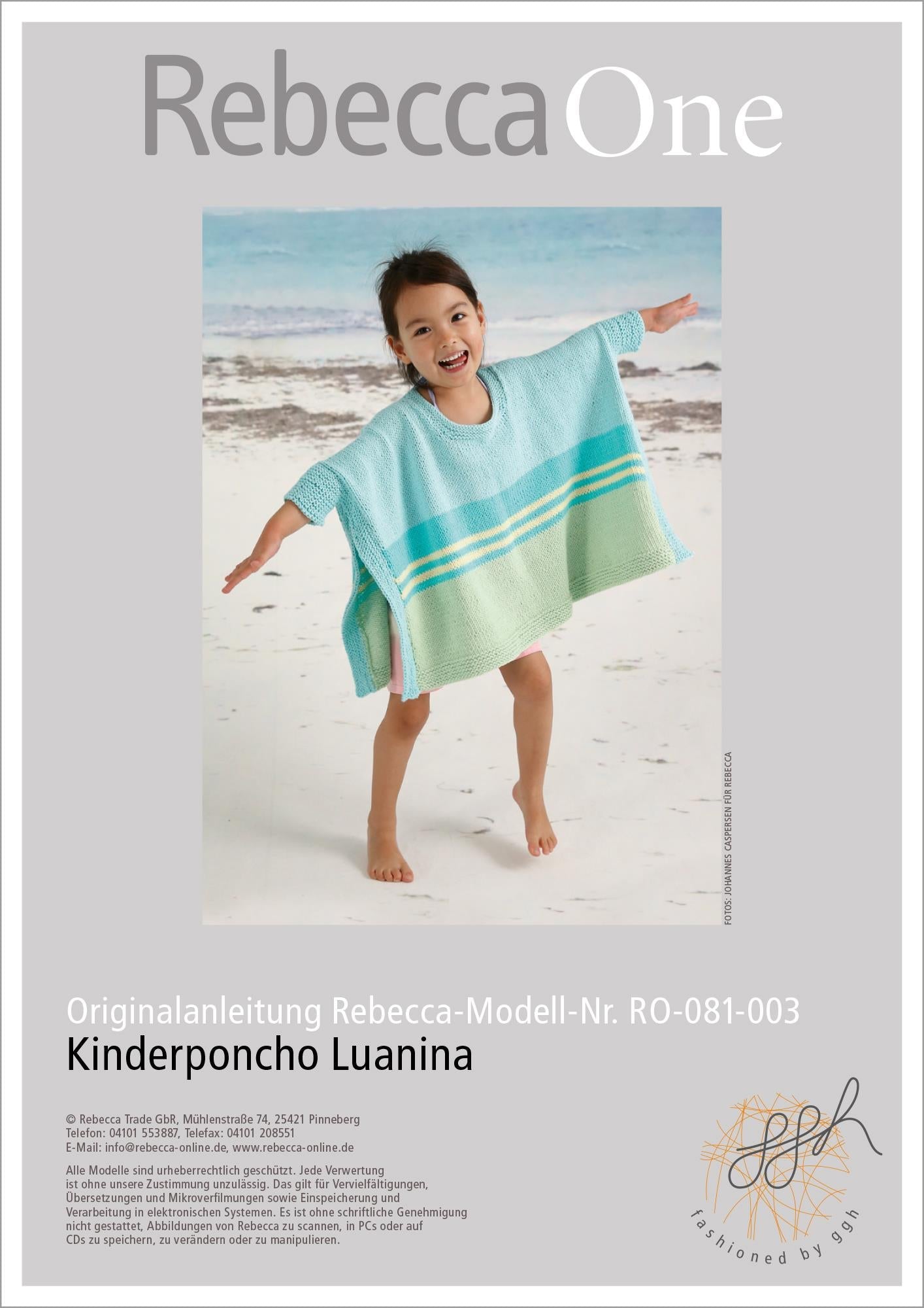 Anleitung - Kinderponcho Luanina - Rebecca - Online.de