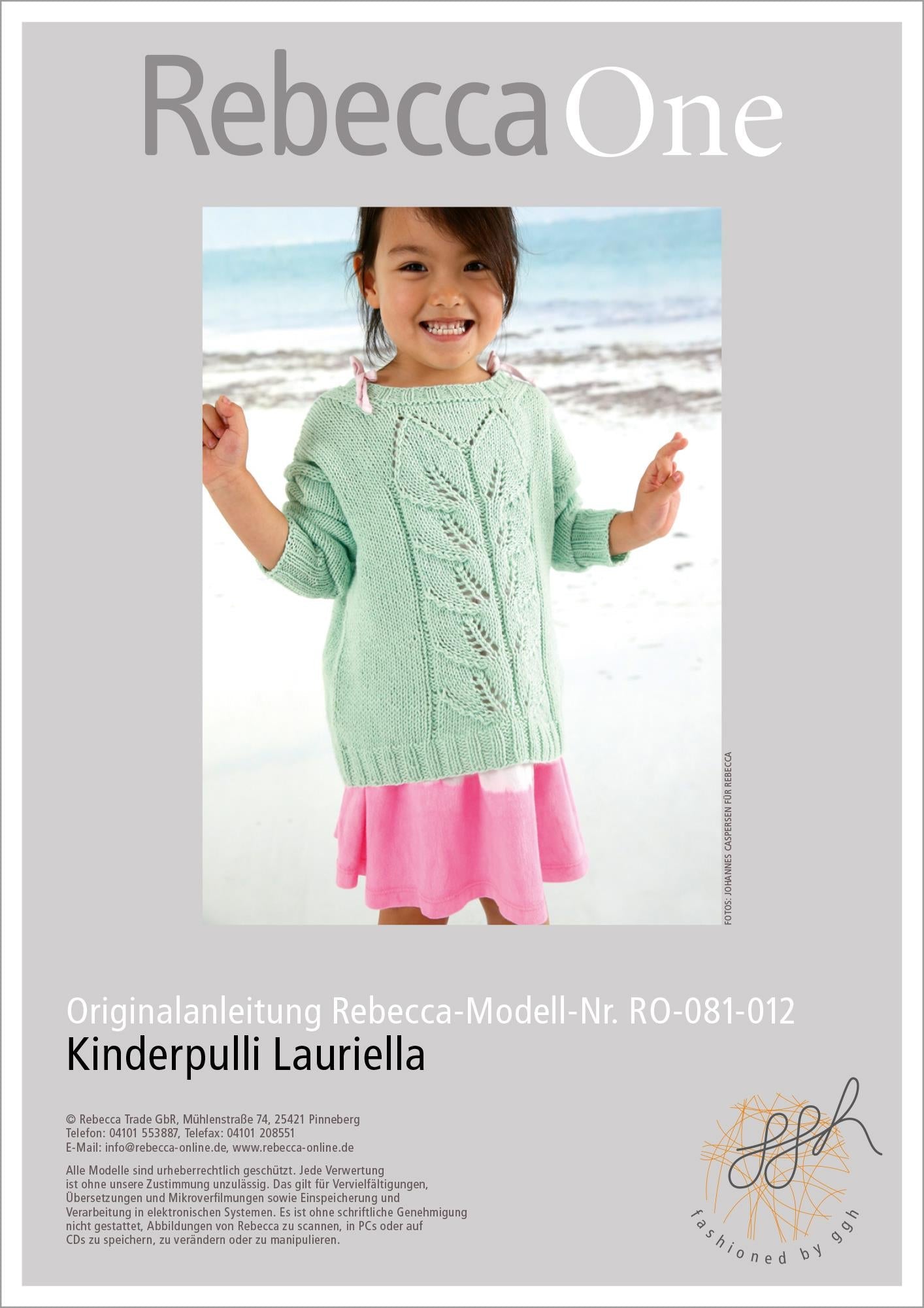 Anleitung - Kinderpulli Lauriella - Rebecca - Online.de