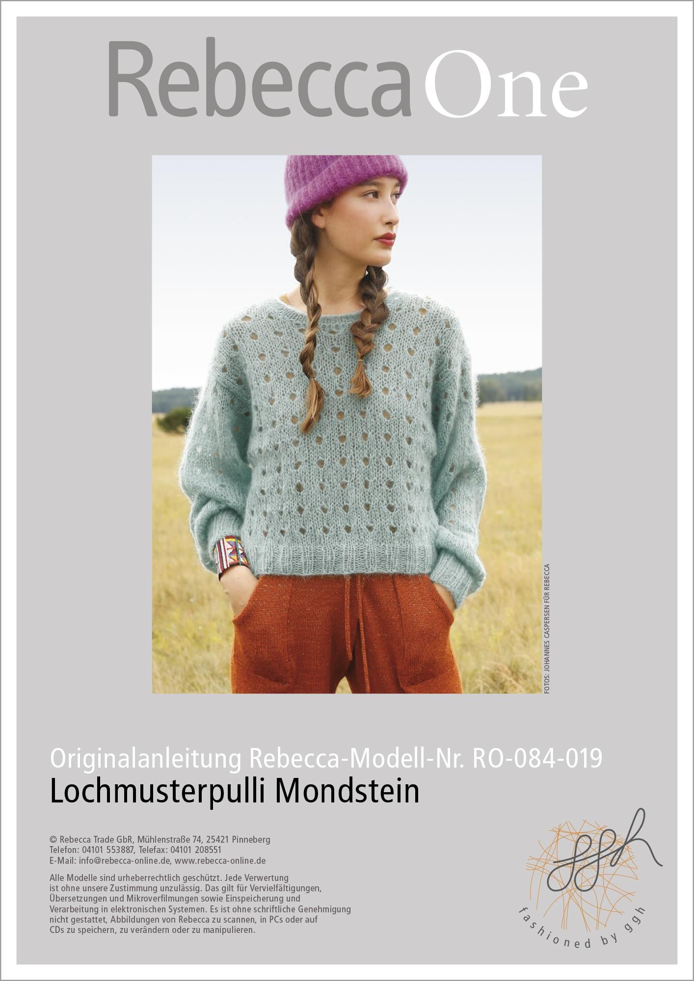 Anleitung - Lochmusterpulli Mondstein - Rebecca - Online.de