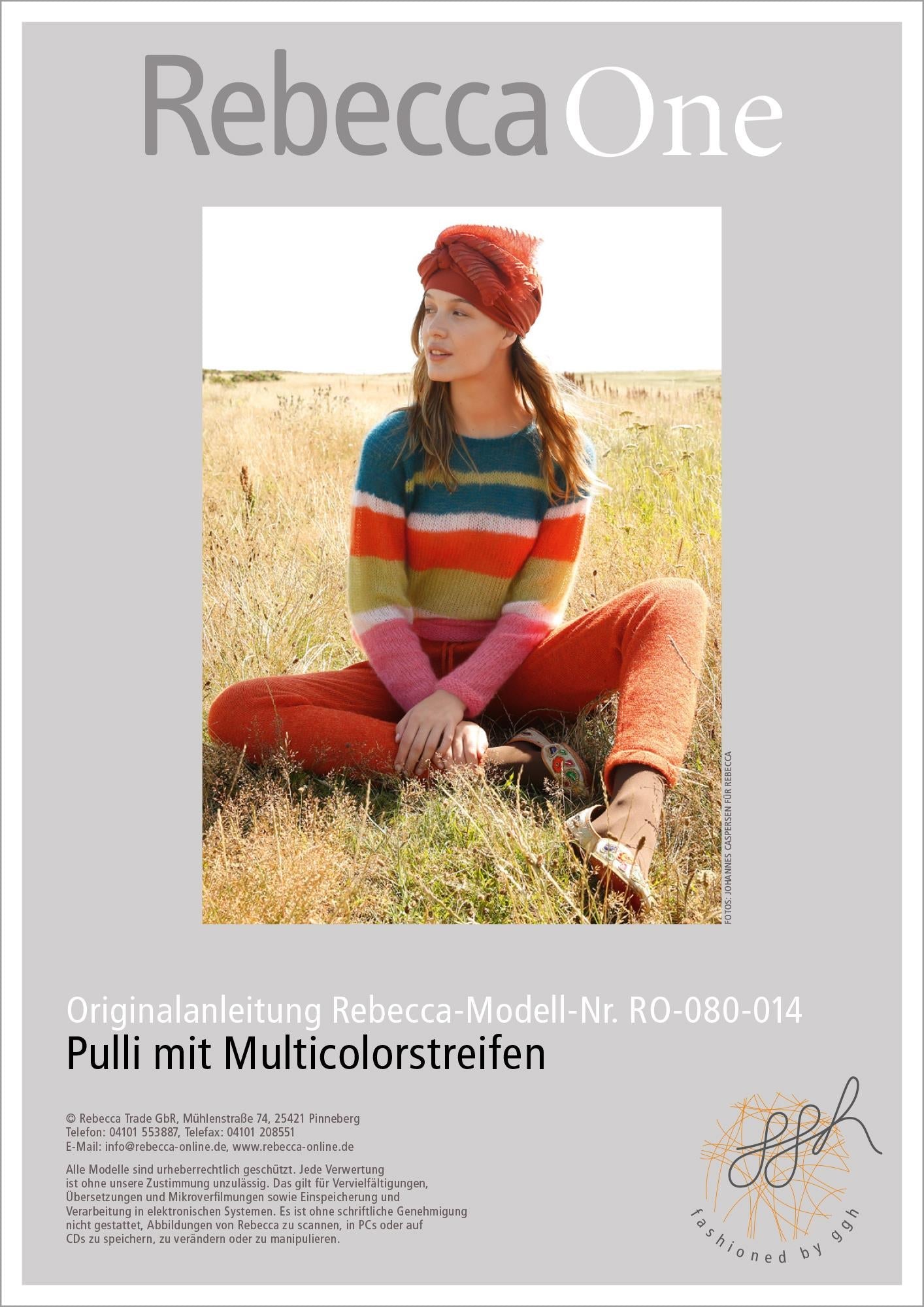Anleitung - Pulli mit Multicolorstreifen - Rebecca - Online.de