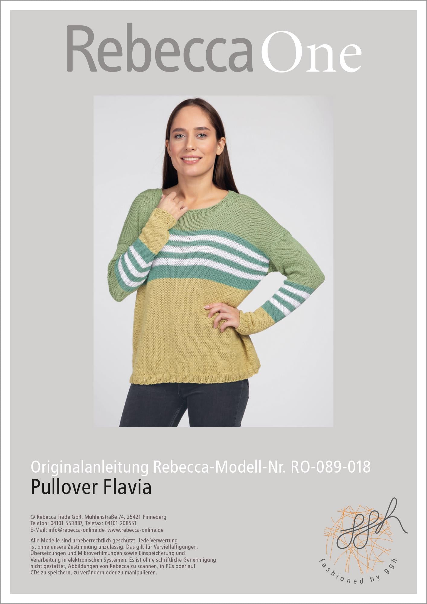 Anleitung - Pullover Flavia - Rebecca - Online.de