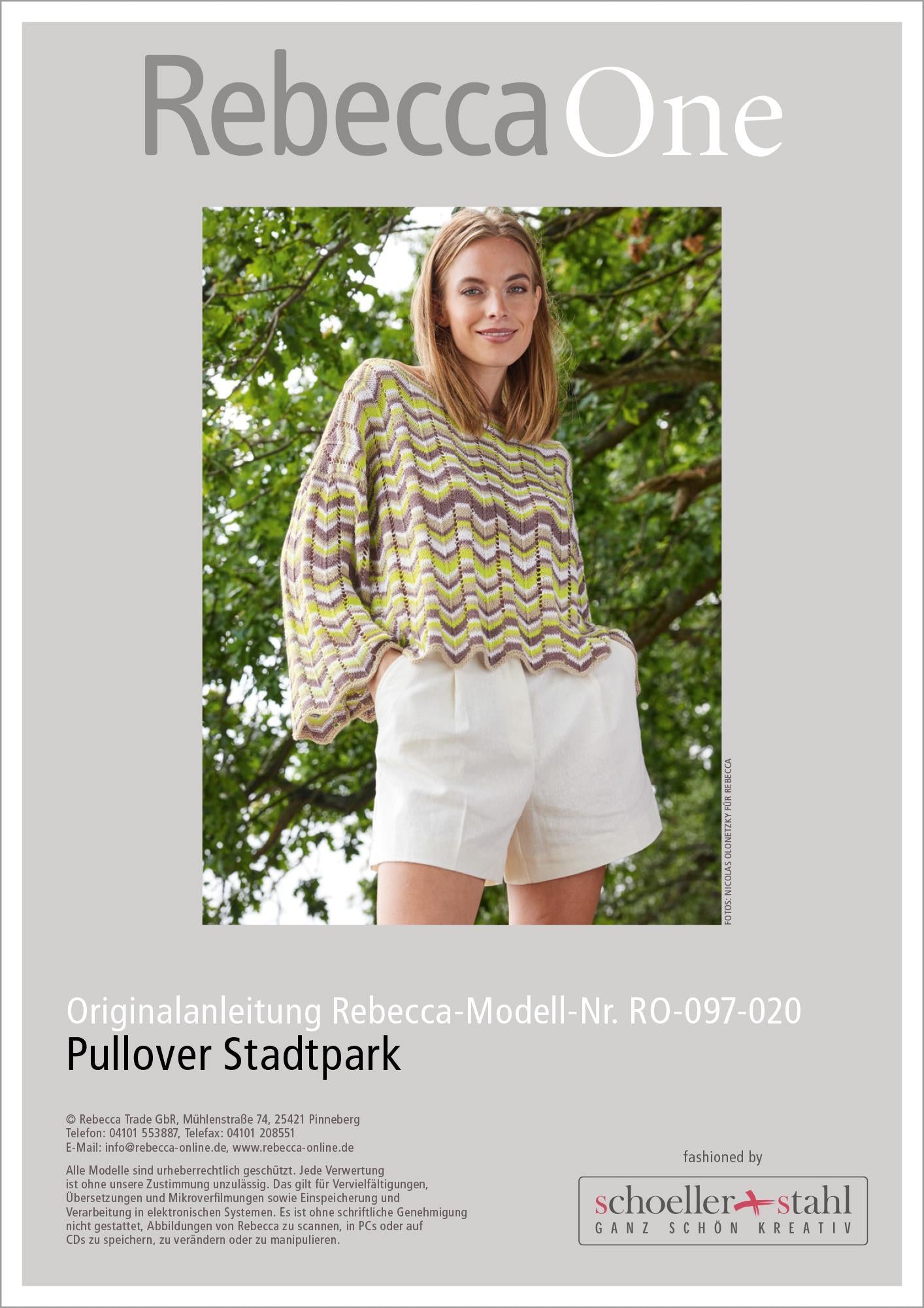 Anleitung - Pullover Stadtpark - Rebecca - Online.de