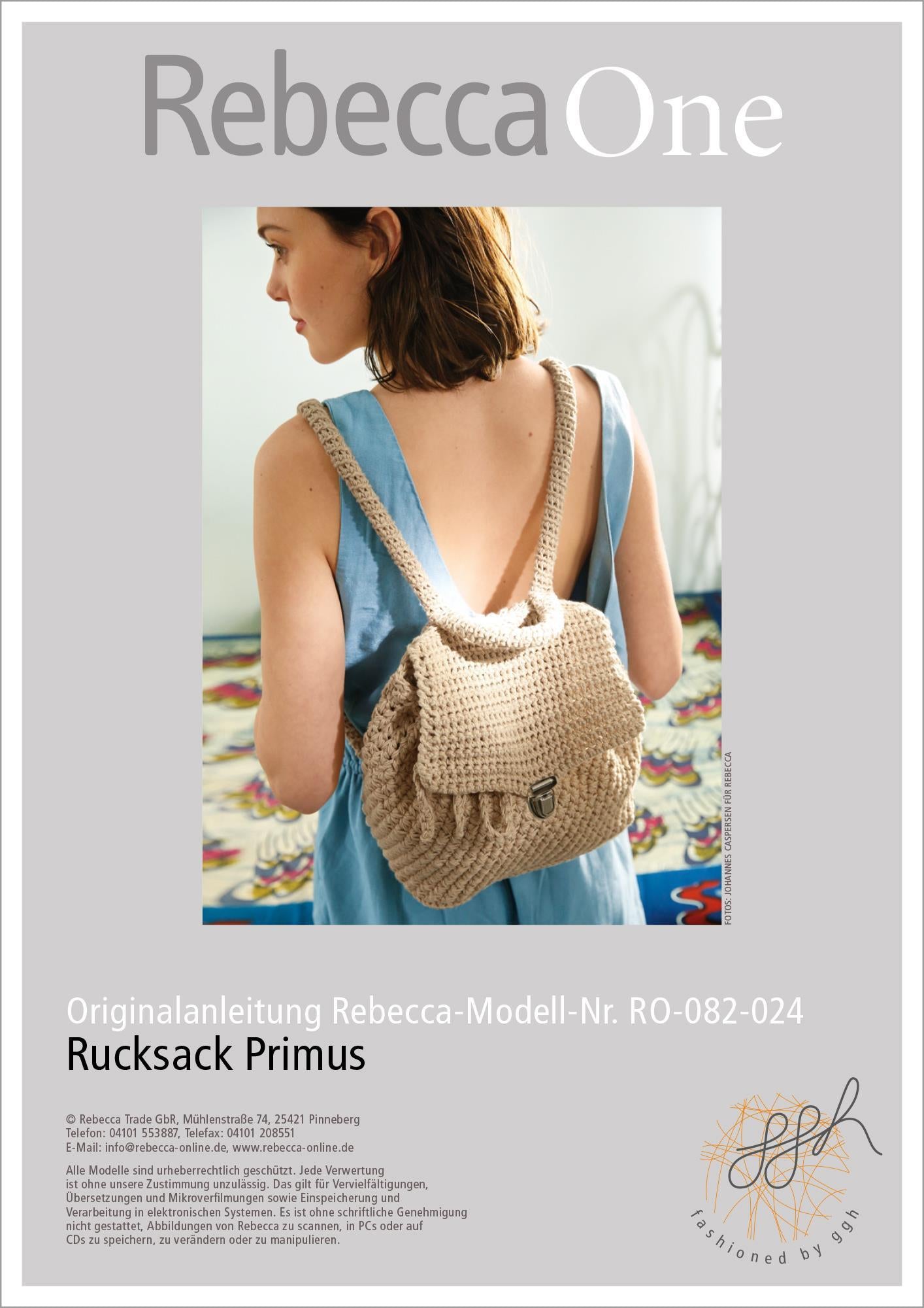 Anleitung - Rucksack Primus - Rebecca - Online.de