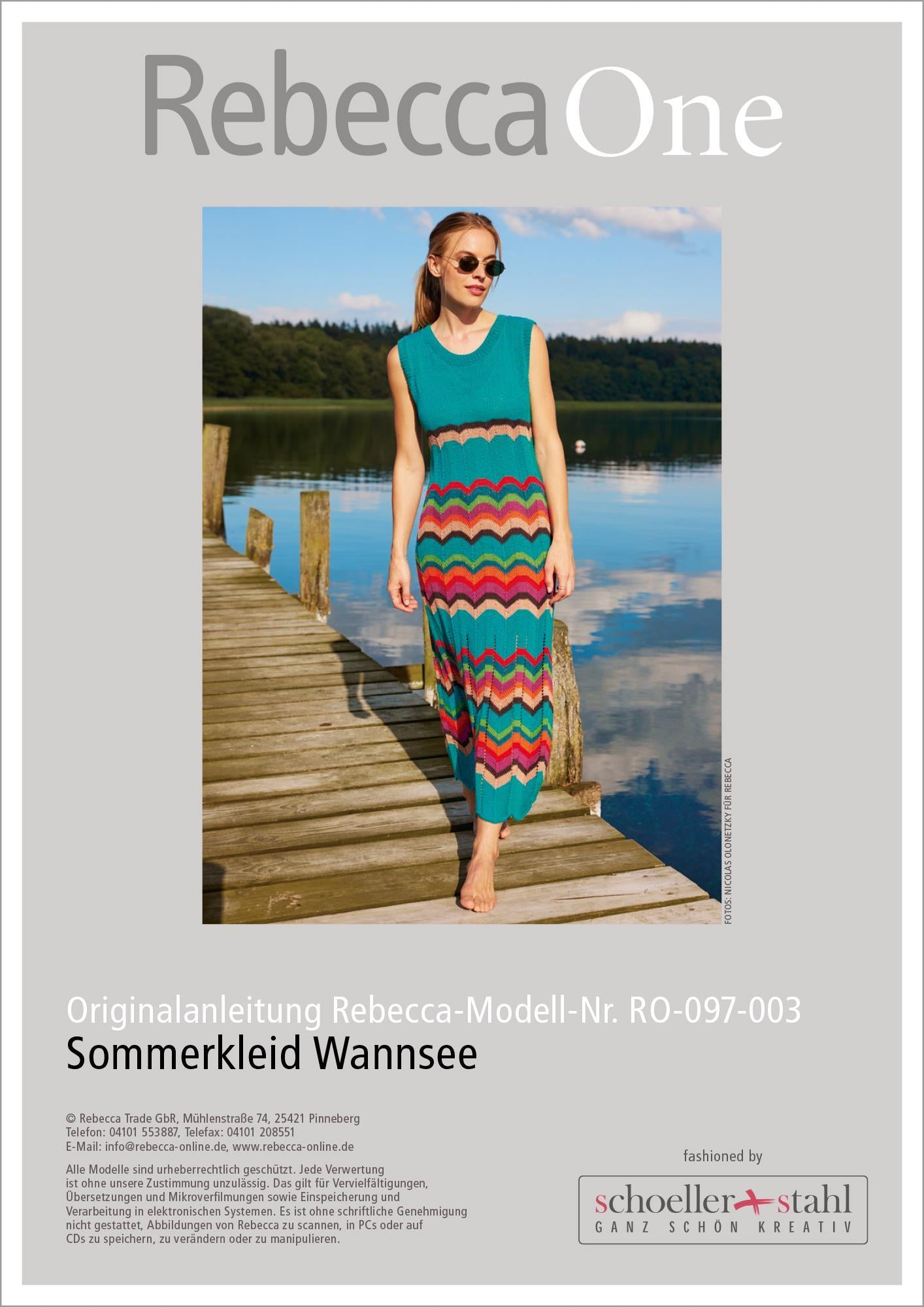 Summer dress Wannsee - knitting pattern from rebecca-online.de Summer dress Wannsee - knitting pattern from rebecca-online.de