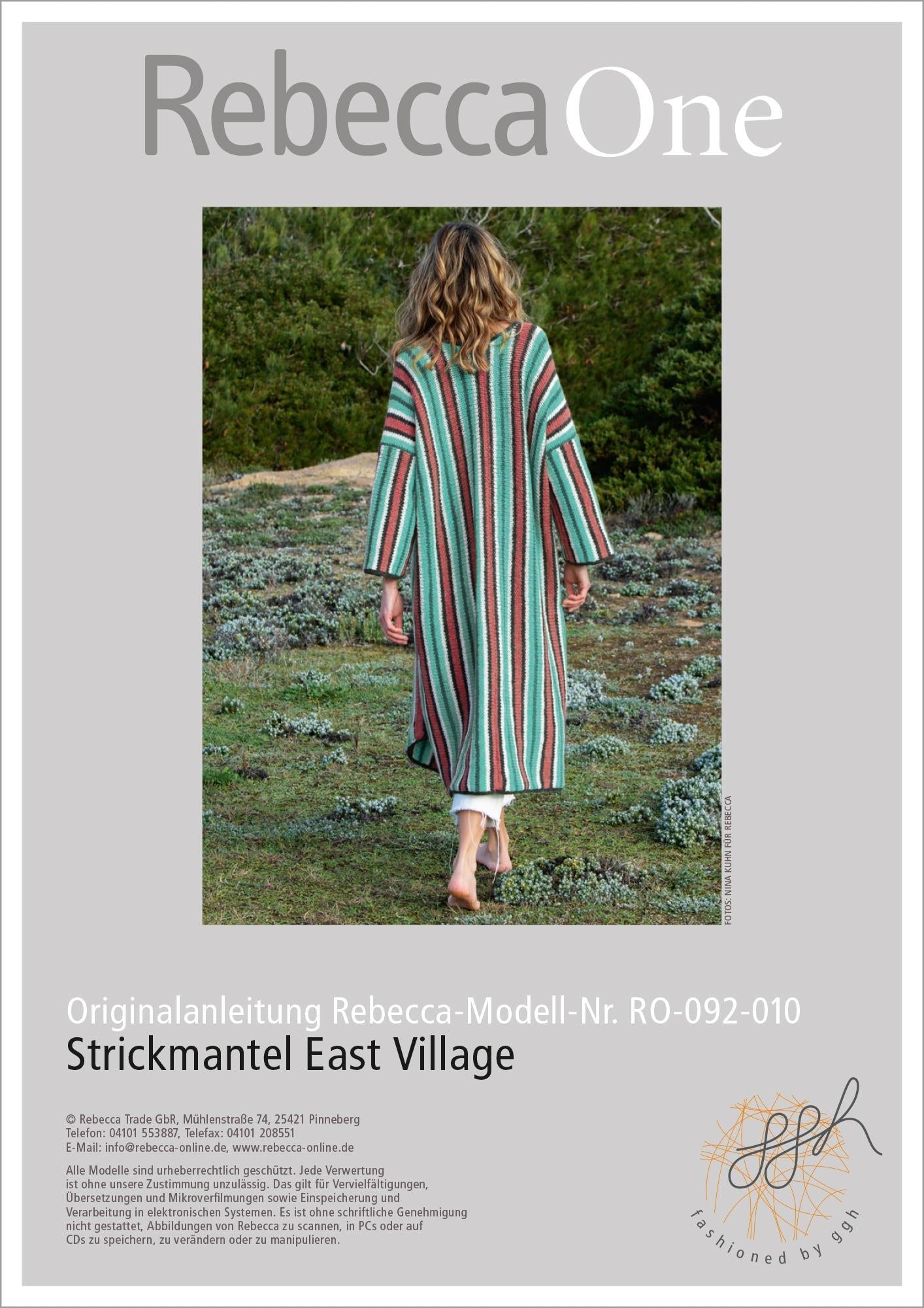 Anleitung - Strickmantel East Village - Rebecca - Online.de
