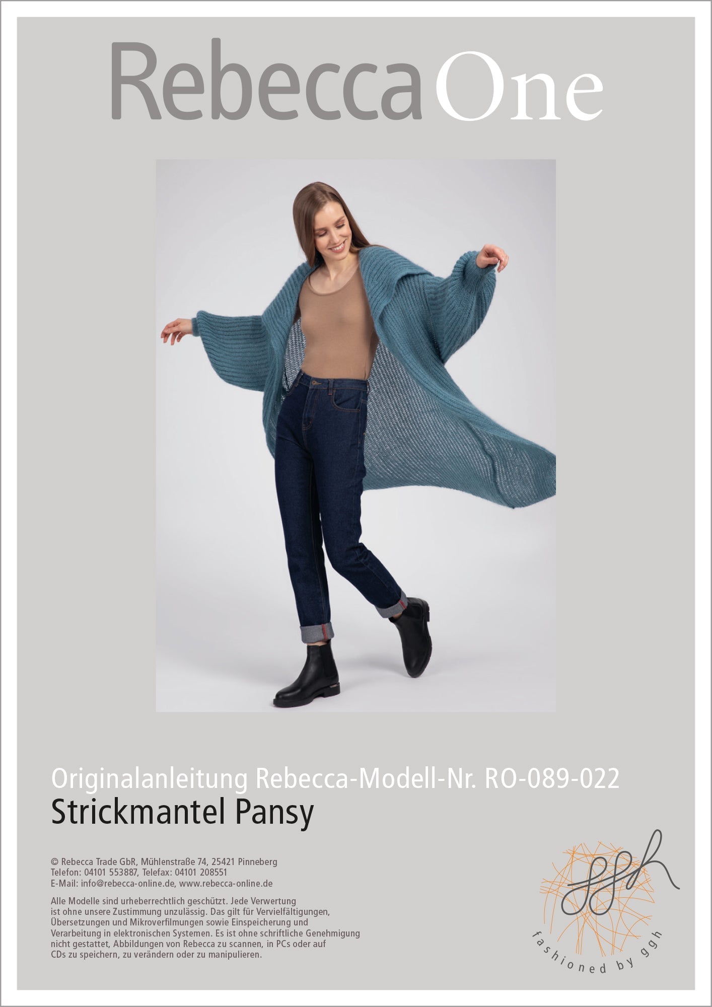 Anleitung - Strickmantel Pansy - Rebecca - Online.de