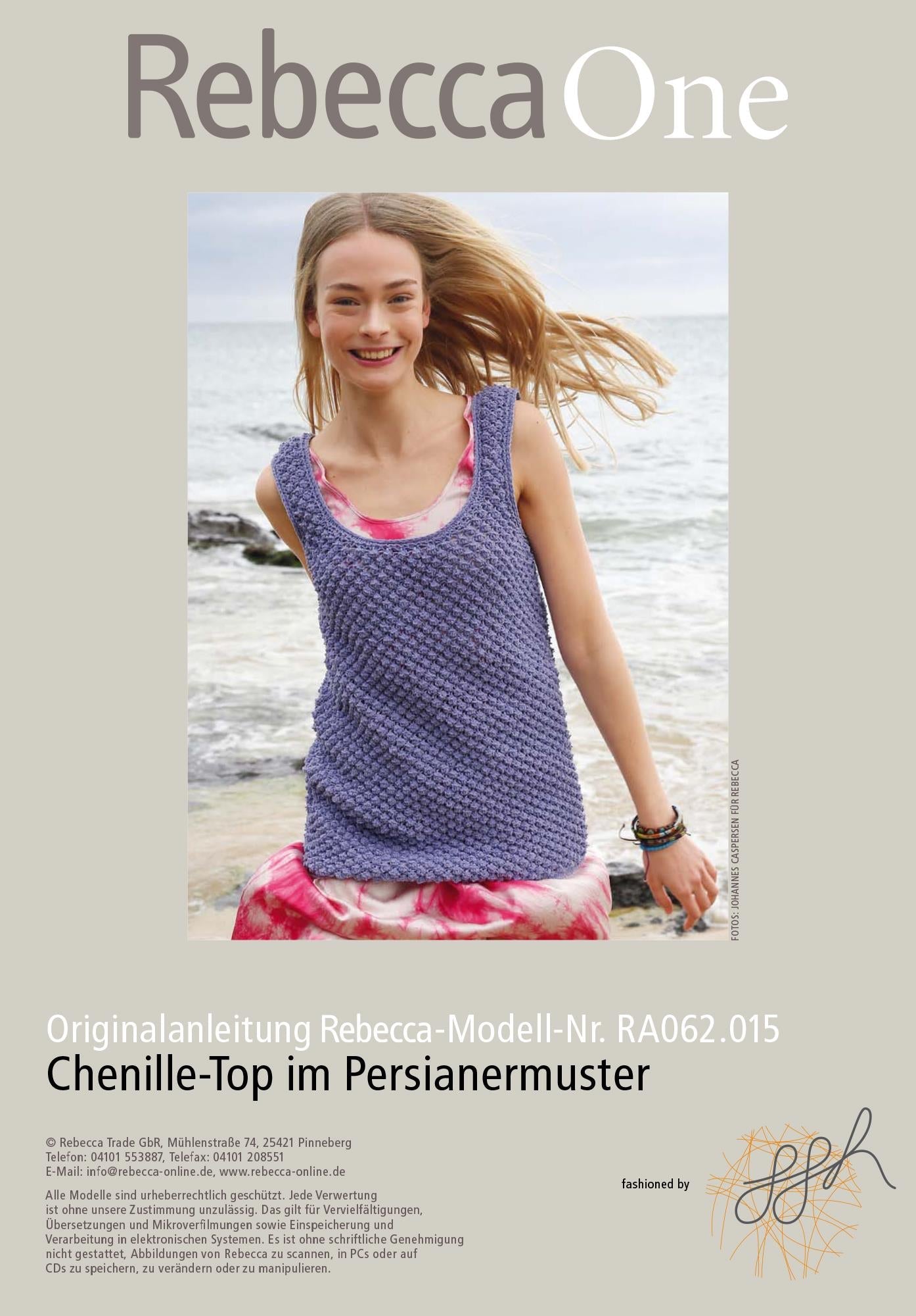 Chenille - Top im Persianermuster - Rebecca - Online.de