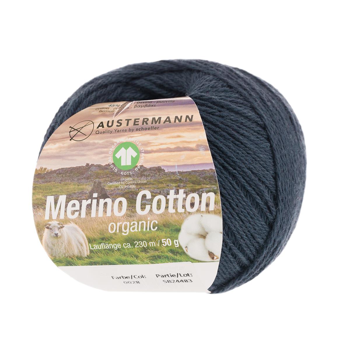 Merino Cotton | 230 M - 50 G | 28 - Navy - Rebecca - Online.de