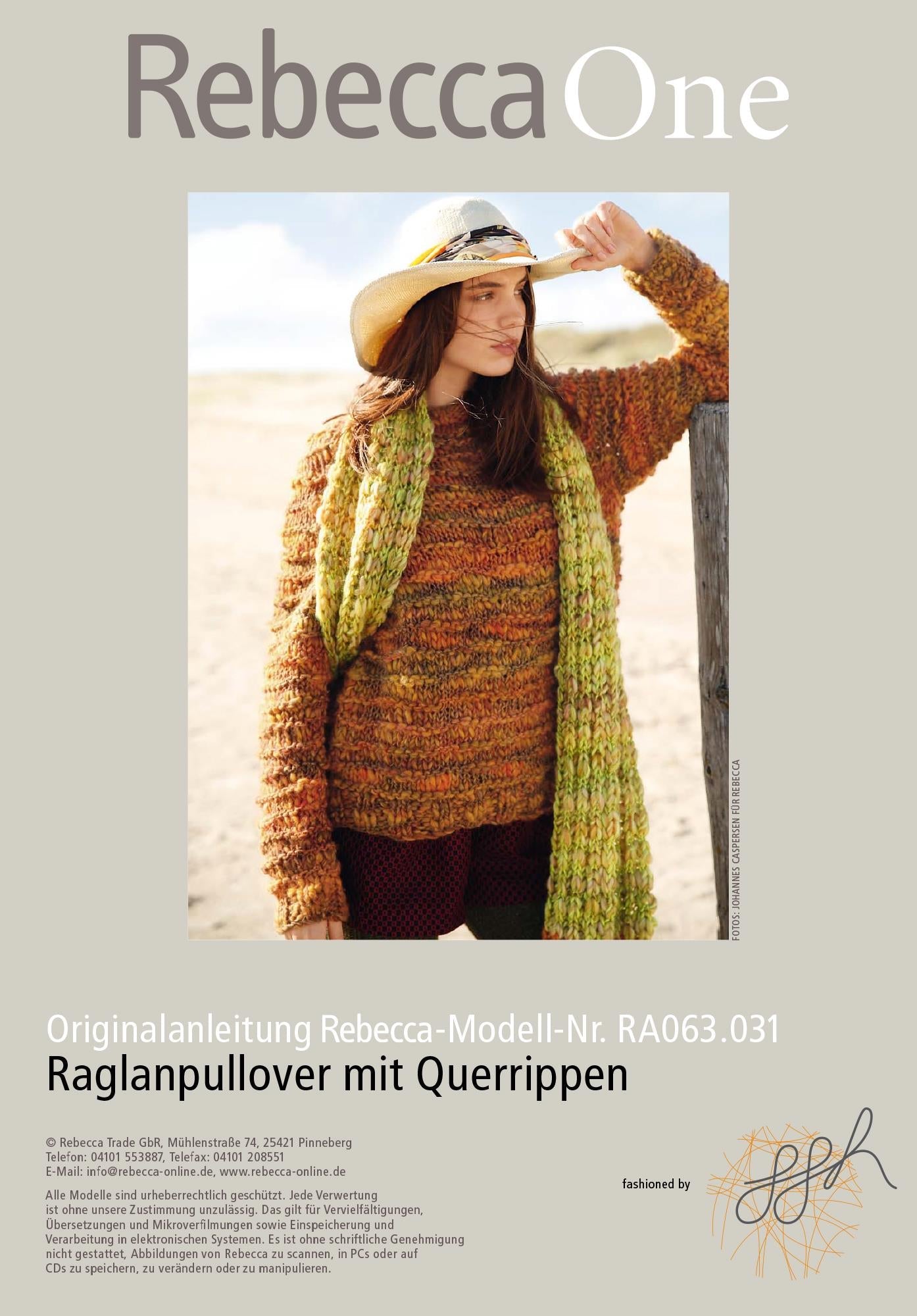 Raglanpullover mit Querrippen - Rebecca - Online.de