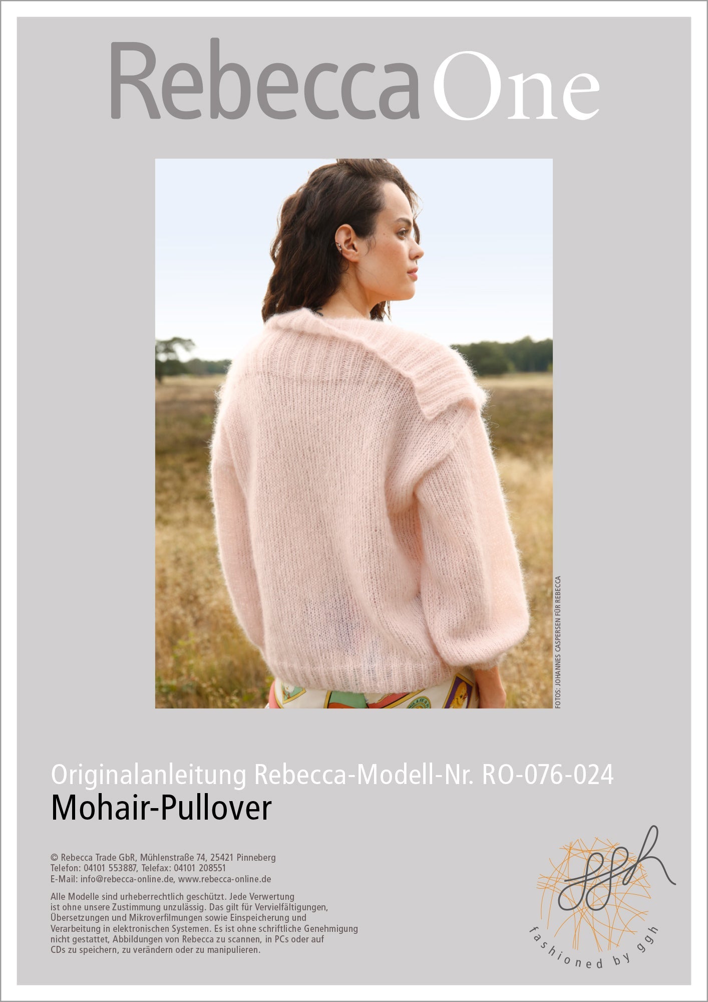 Strickanleitung - Mohair - Pullover - Rebecca - Online.de