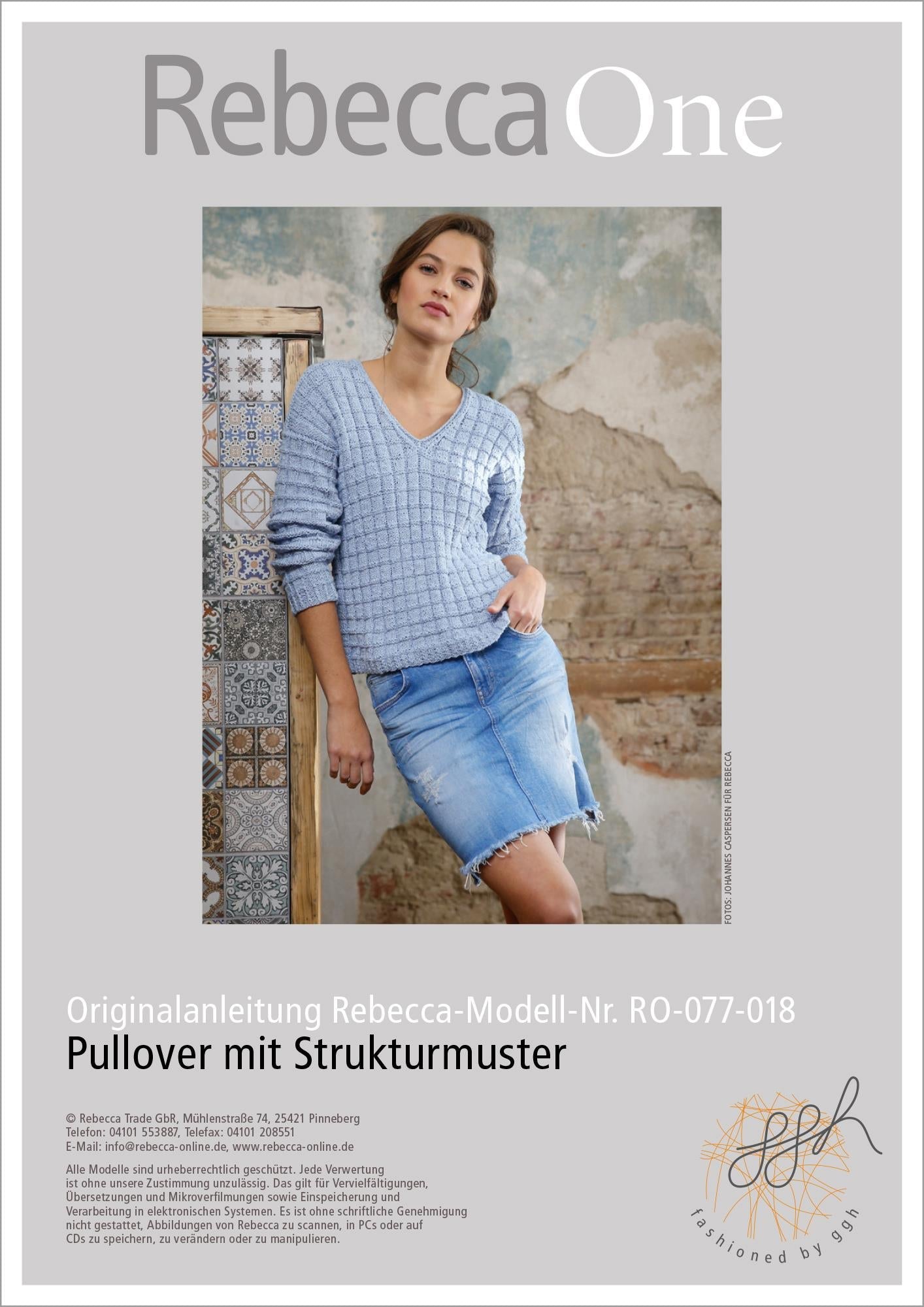 Strickanleitung - Pullover mit Strukturmuster - Rebecca - Online.de