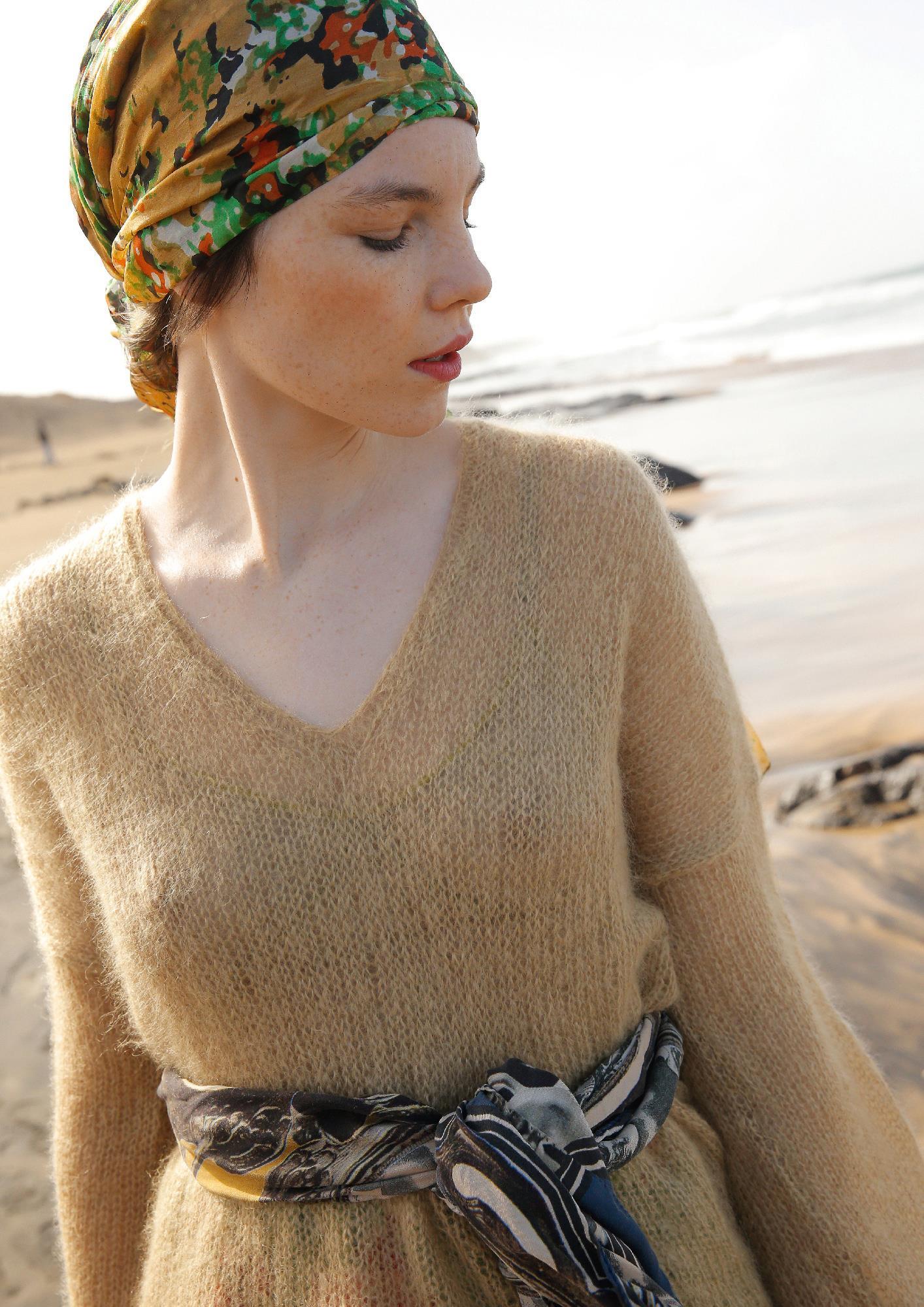Strickanleitung - Weiter Mohair - Pullover - Rebecca - Online.de