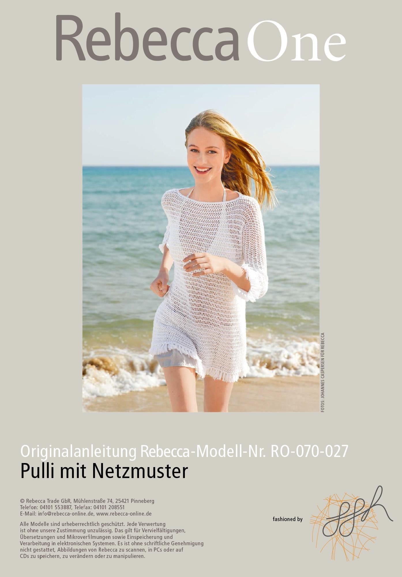 Strickmuster - Pulli mit Netzmuster - Rebecca - Online.de