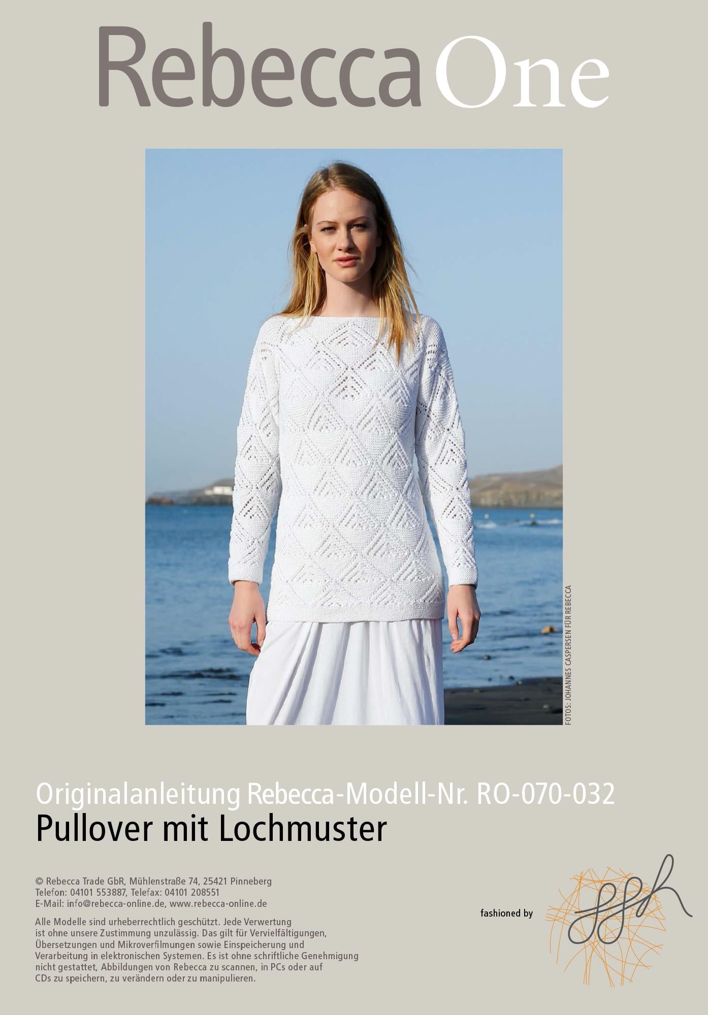Strickmuster - Pullover mit Lochmuster - Rebecca - Online.de