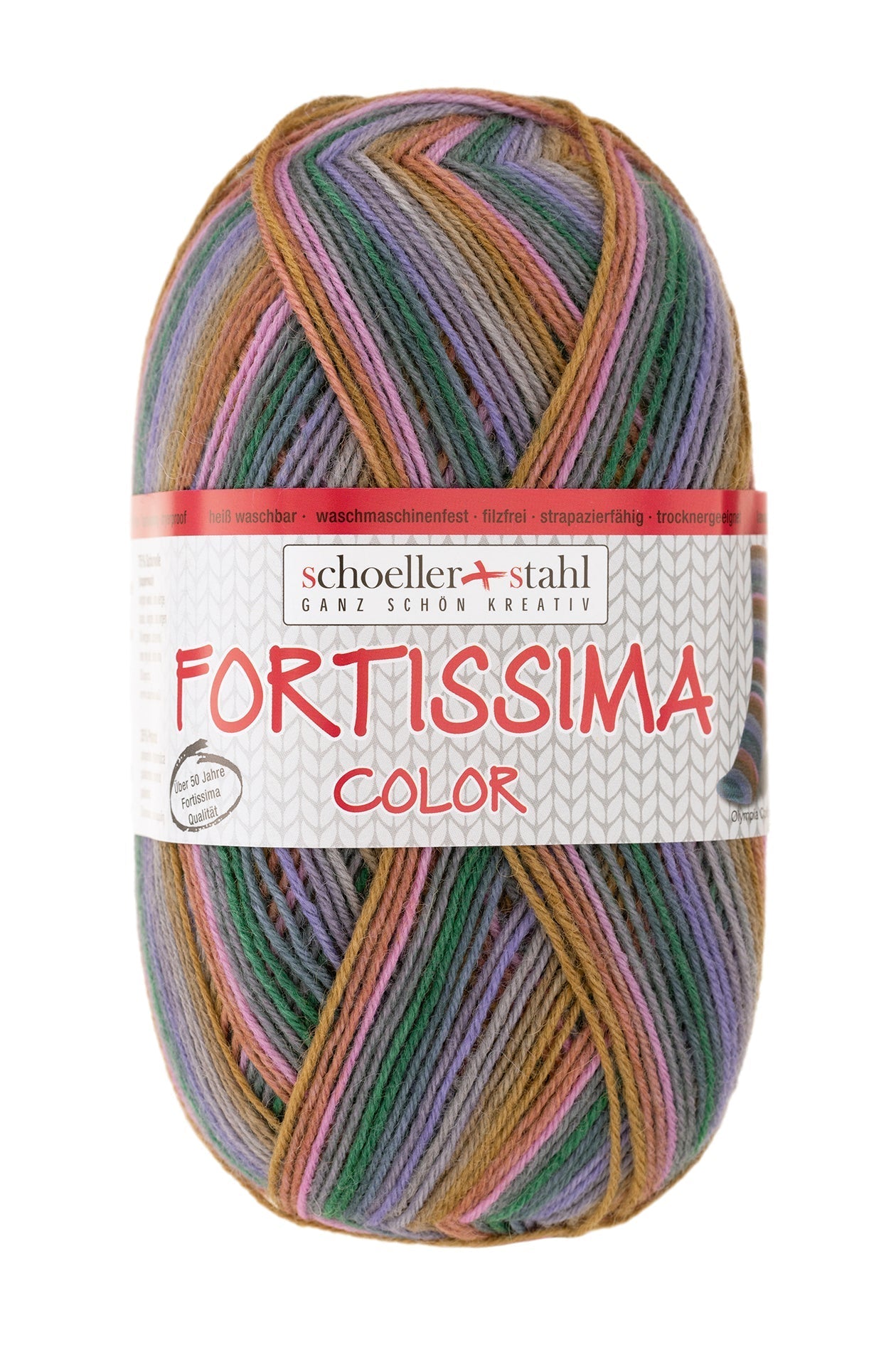 Fortissima 4-fach Sockenwolle bunt | 425 m / 100g - rebecca-online.de