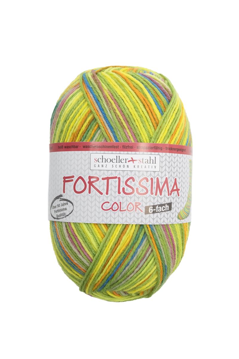 Fortissima 8-fach bunte Sockenwolle | 300m/ 150g - rebecca-online.de