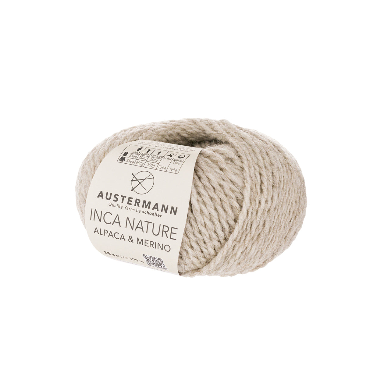 Inca Nature | Alpaka & Merino | 02 - Beige meliert