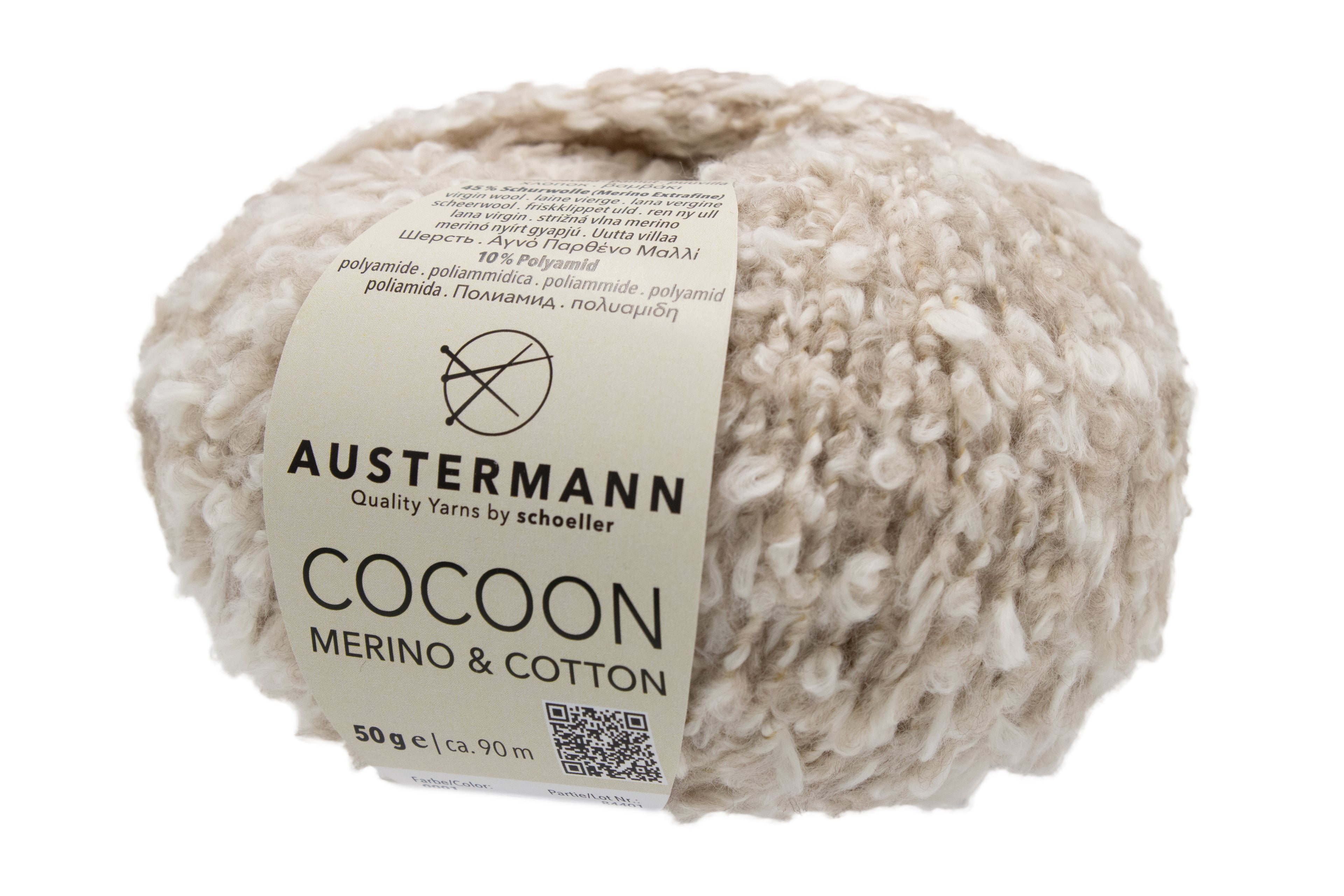 Cocoon | Merion Cotton | Farbe: 1 - BEIGE