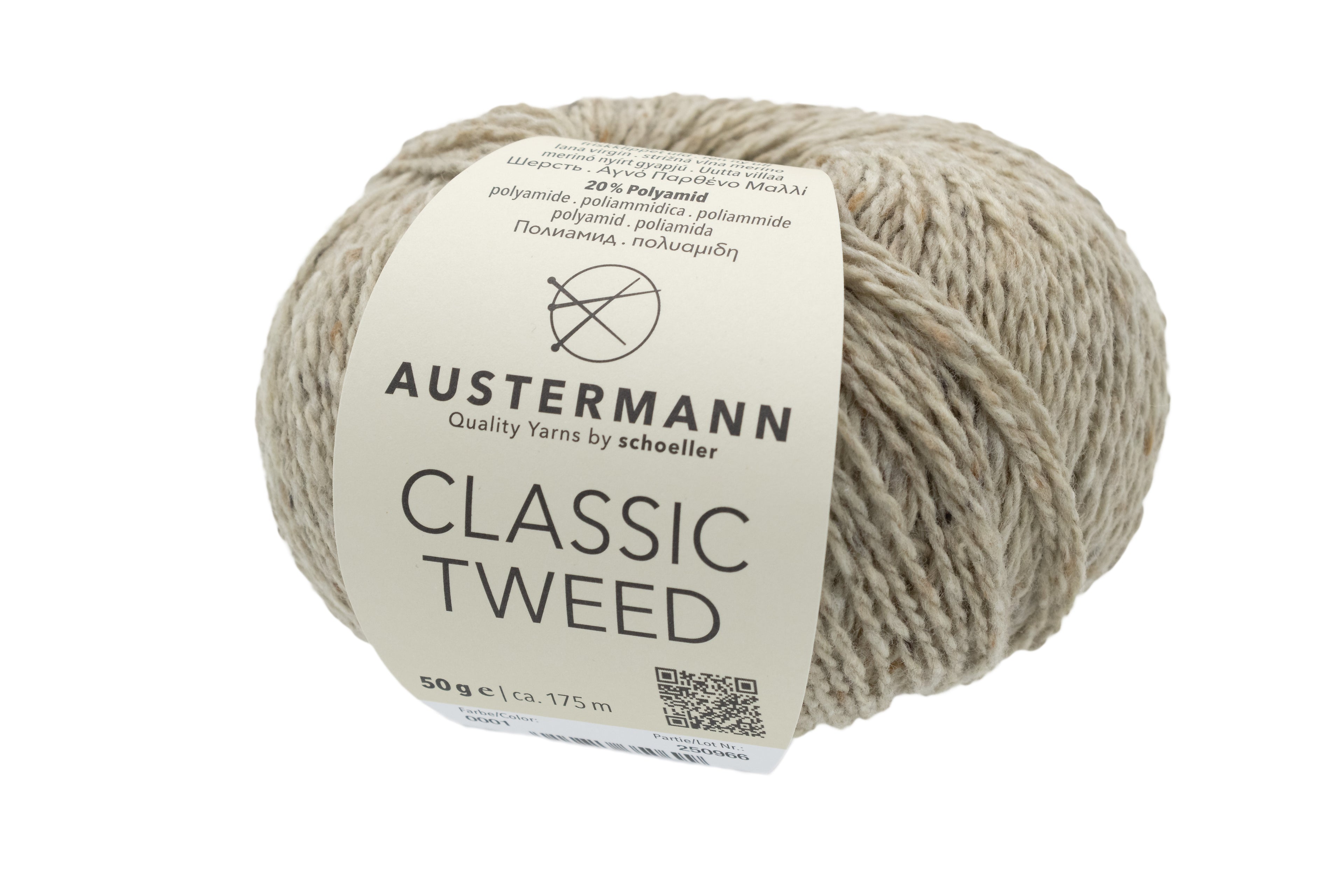 Classic Tweed | Farbe: 1 - natur