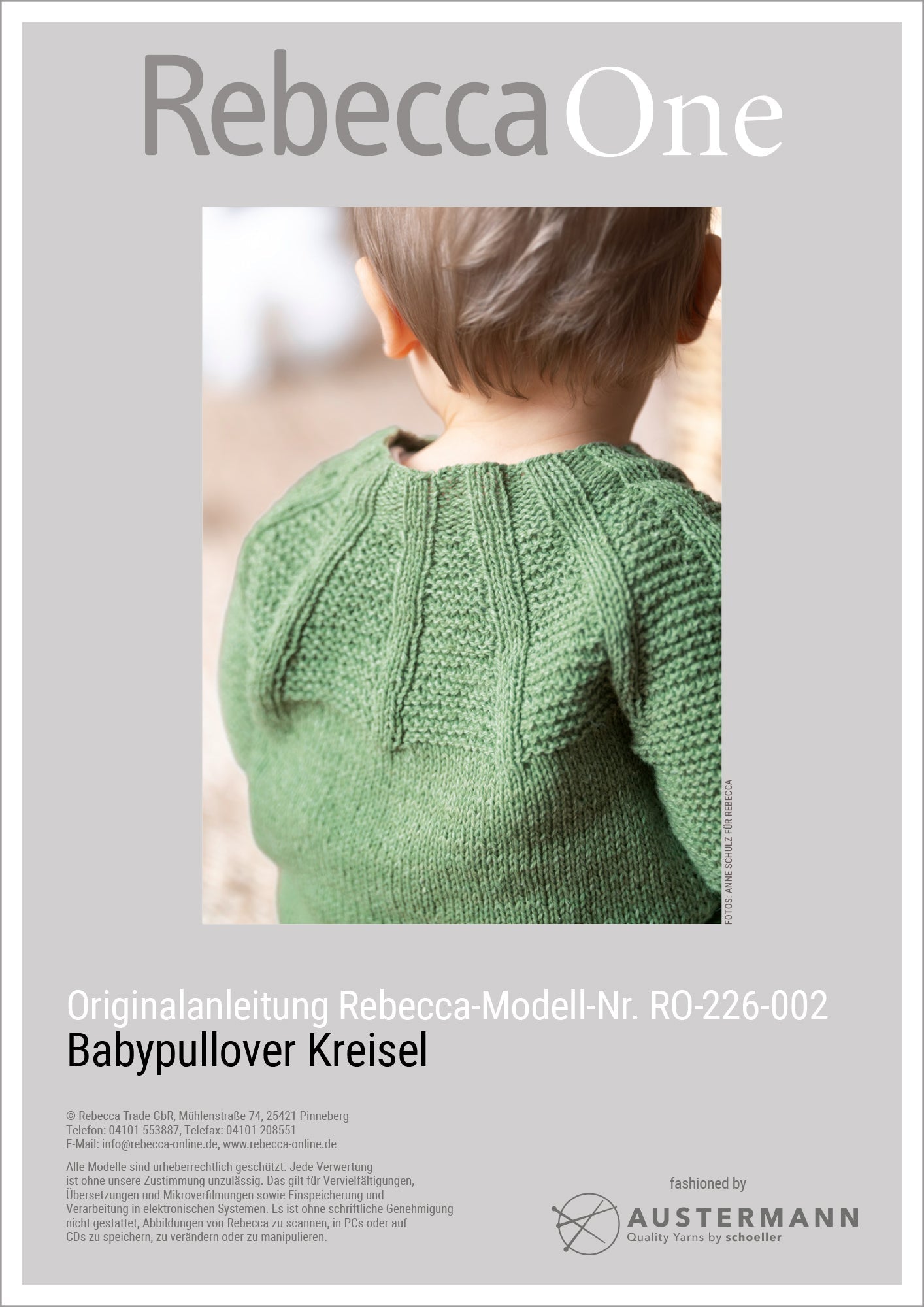 Anleitung: Babypullover Kreisel | rebecca-online.de