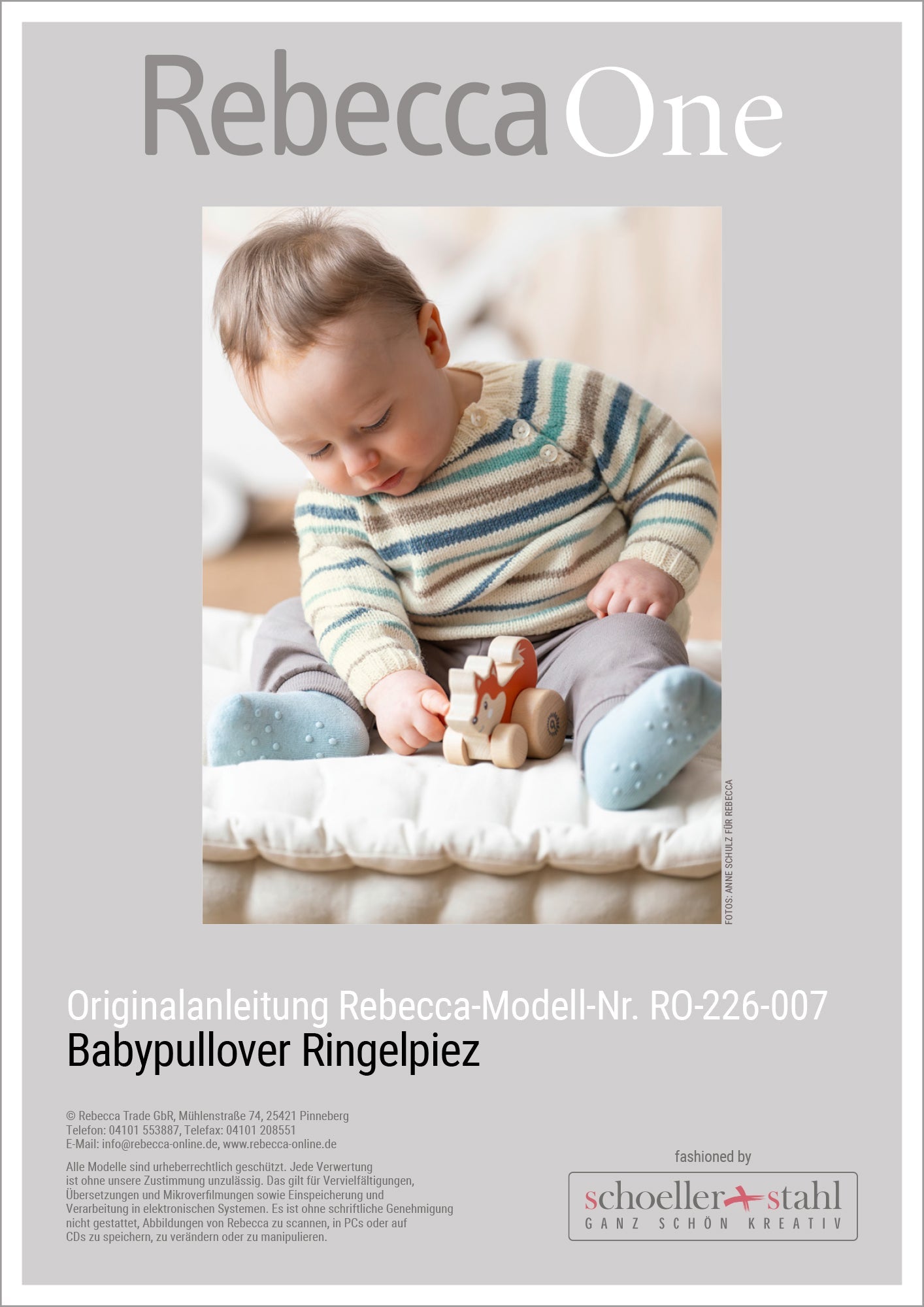 Anleitung: Babypullover Ringelpiez | rebecca-online.de