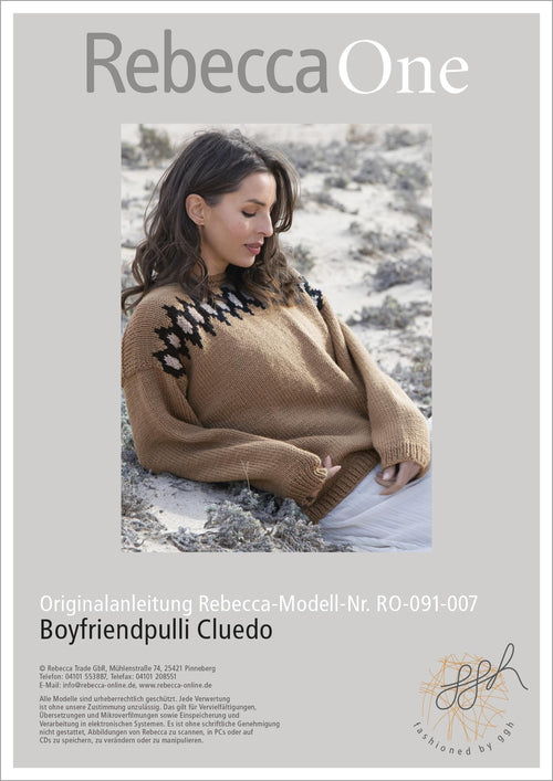 Anleitung - Boyfriendpulli Cluedo | rebecca - online.de