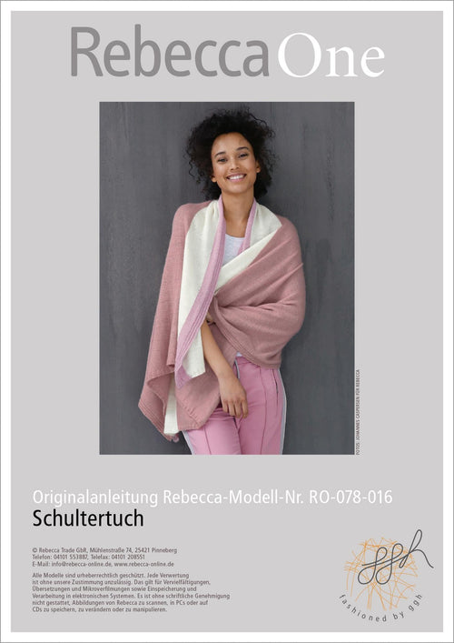 Anleitung - Breites Schultertuch | rebecca - online.de