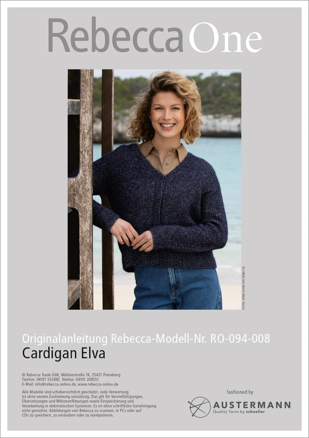 Anleitung - Cardigan Elva | rebecca - online.de