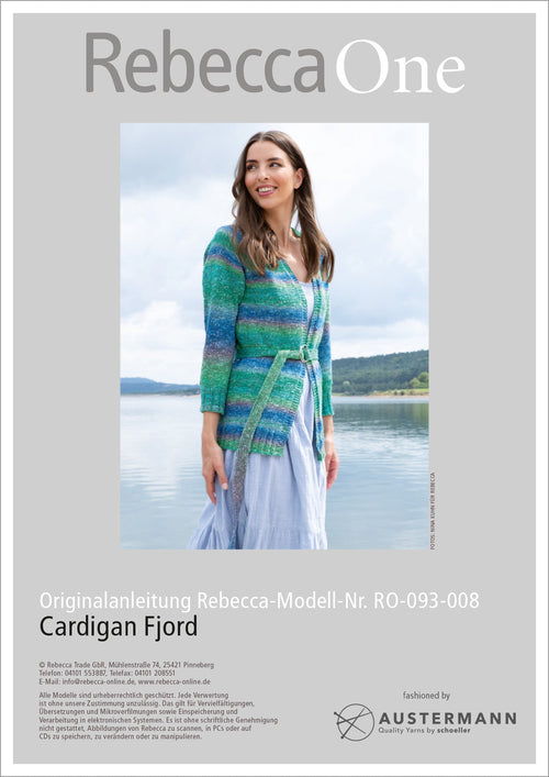 Anleitung - Cardigan Fjord | rebecca - online.de