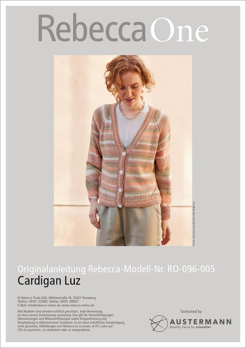 Anleitung - Cardigan Luz | rebecca - online.de