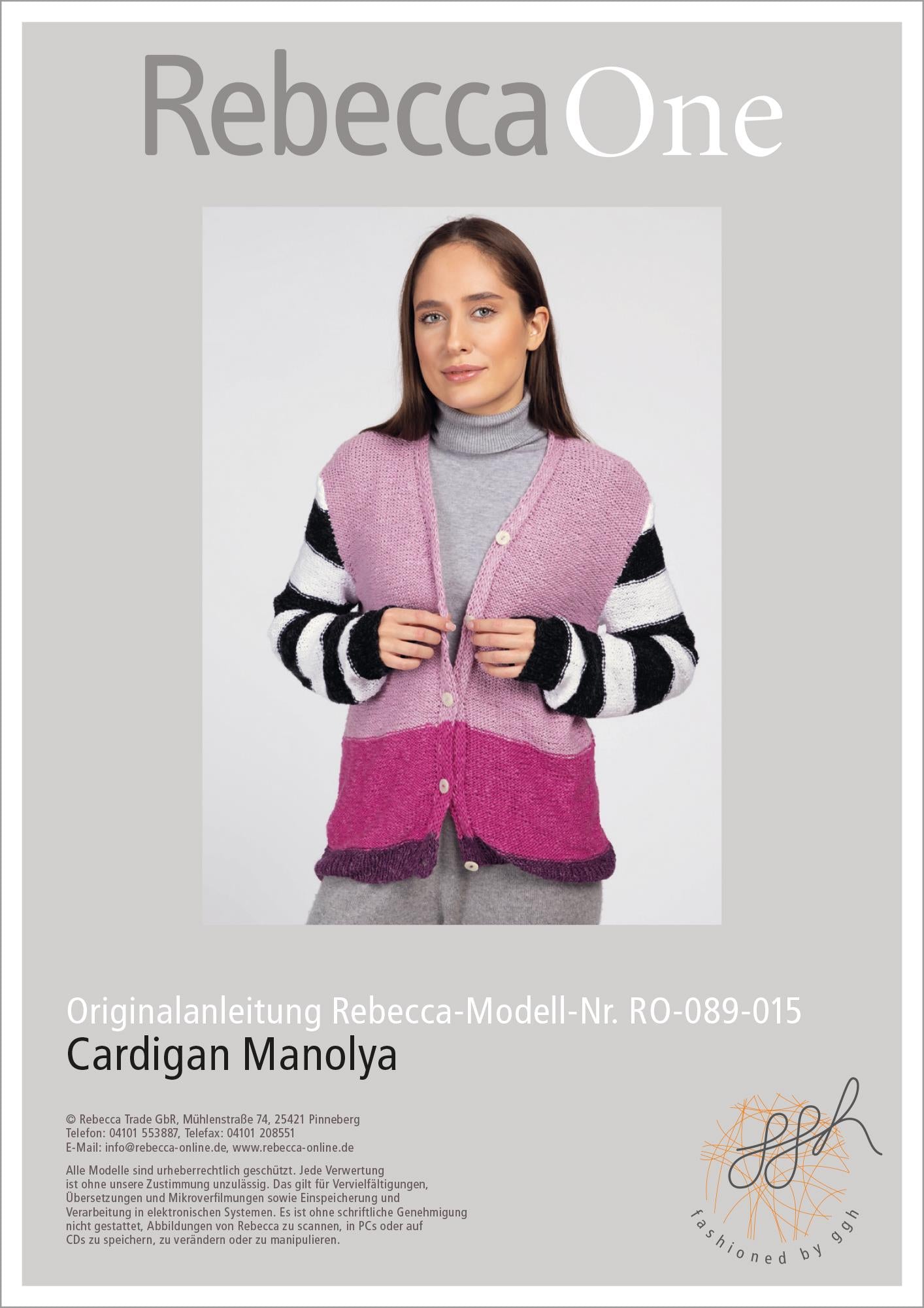 Anleitung - Cardigan Manolya - Rebecca - Online.de