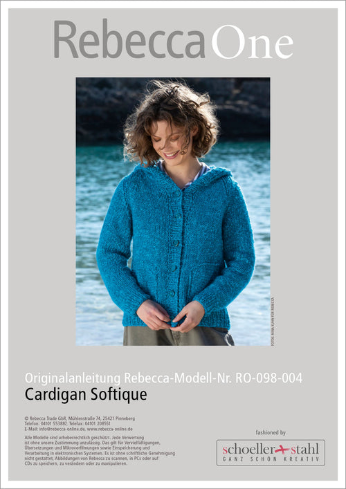 Anleitung - Cardigan Softique | rebecca - online.de