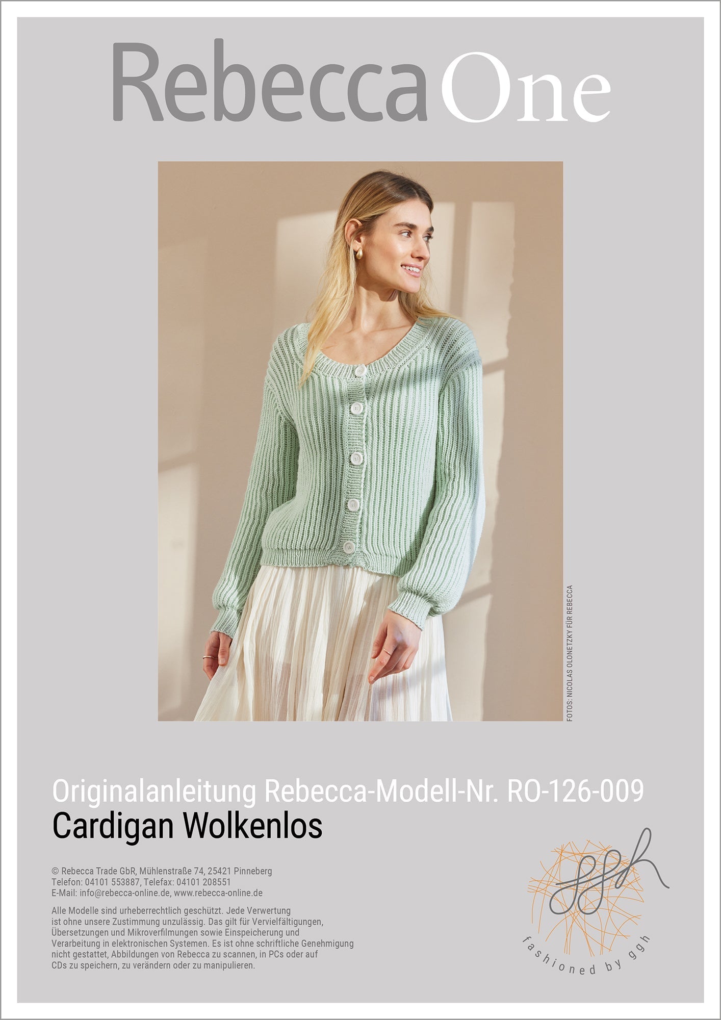 Anleitung: Cardigan Wolkenlos | rebecca - online.de