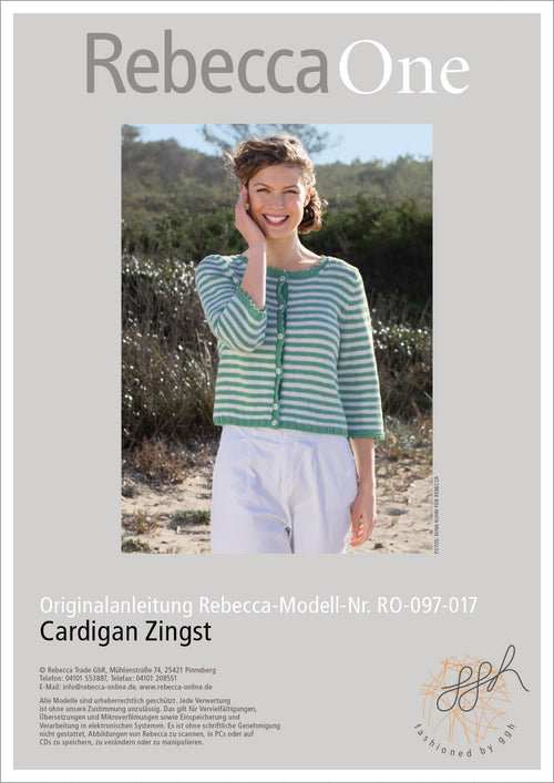 Anleitung - Cardigan Zingst | rebecca - online.de