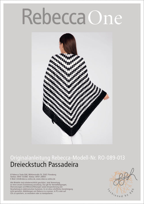 Anleitung - Dreieckstuch Passadeira | rebecca - online.de
