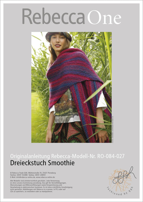 Anleitung - Dreieckstuch Smoothie | rebecca - online.de