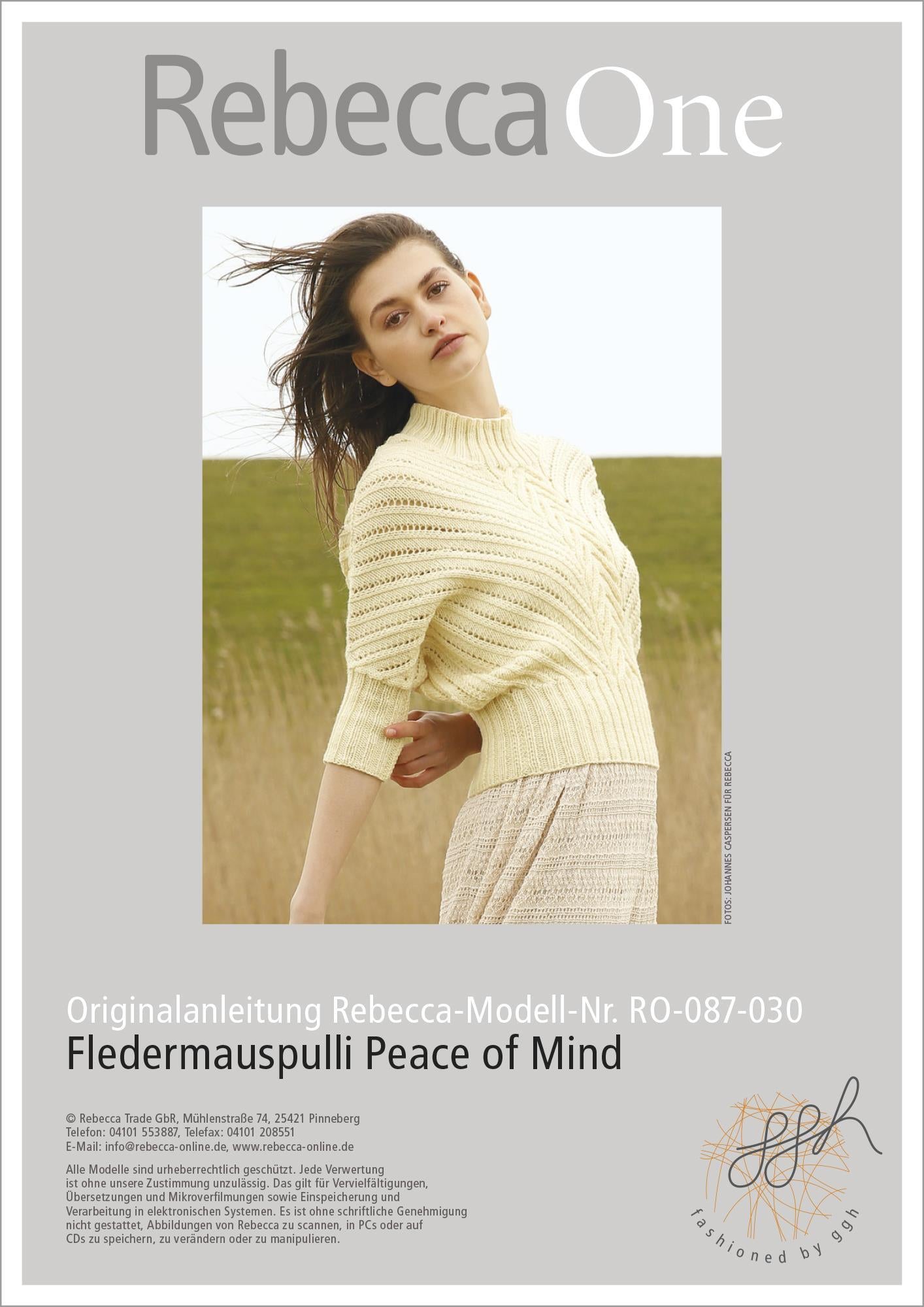 Anleitung - Fledermauspulli Peace of Mind - Rebecca - Online.de
