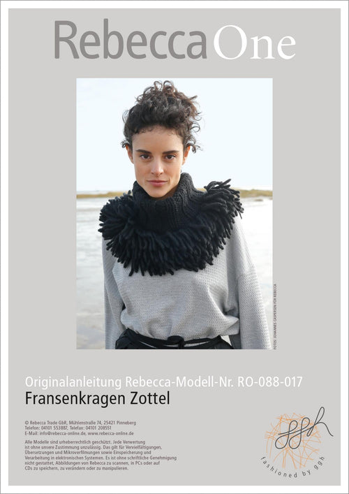 Anleitung - Fransenkragen Zottel | rebecca - online.de