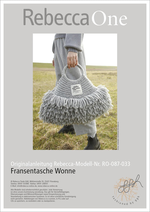 Anleitung - Fransentasche Wonne | rebecca - online.de