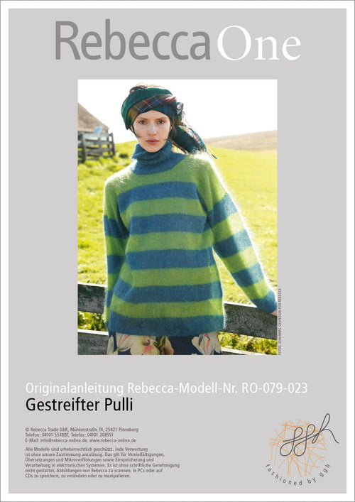 Anleitung - Gestreifter Pulli | rebecca - online.de