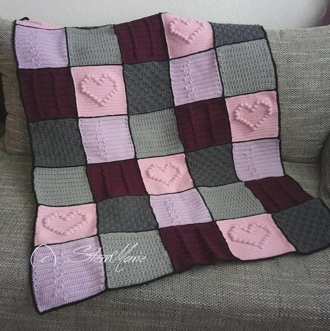Anleitung - Häkeldecke "LOVE" - Rebecca - Online.de