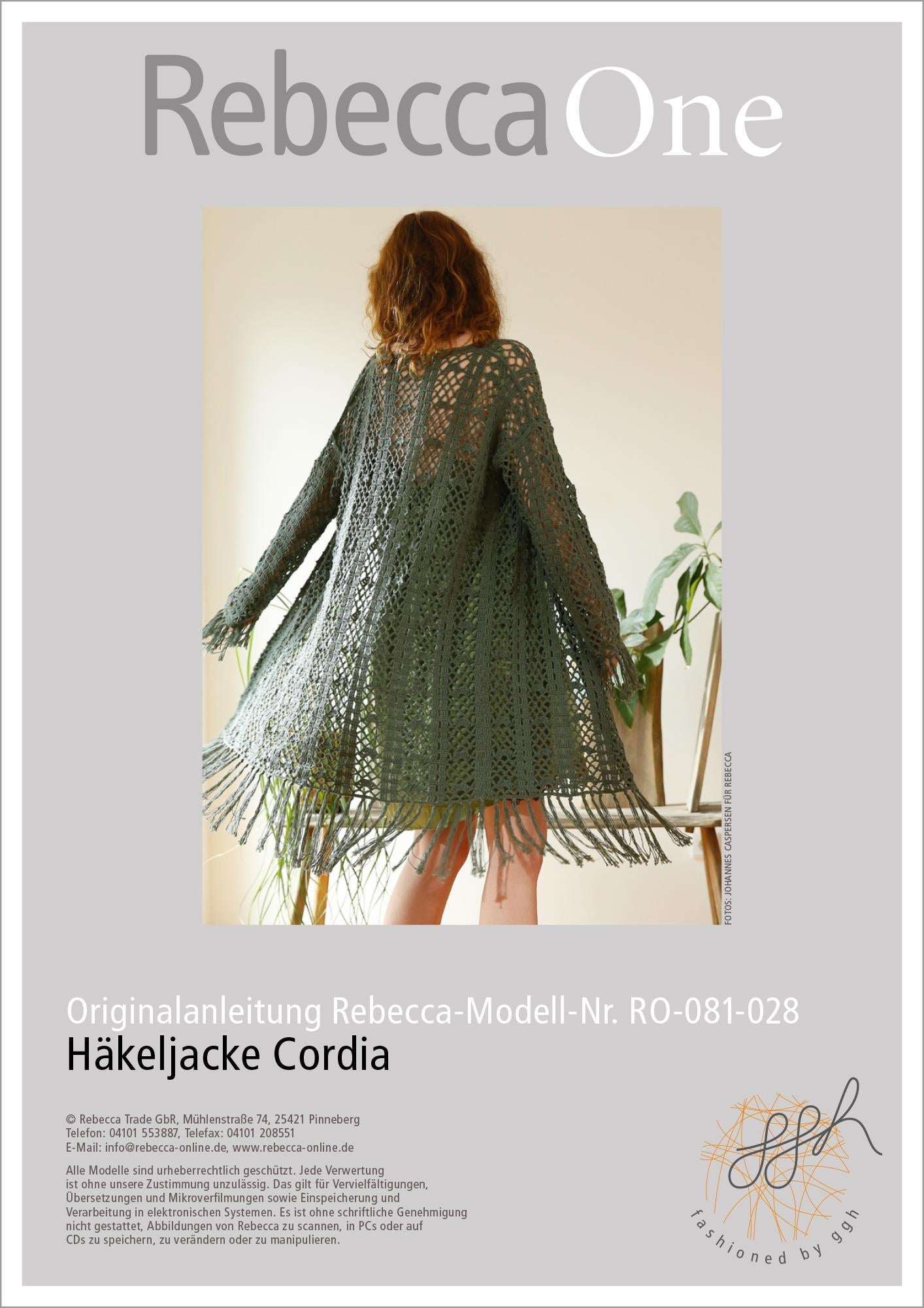 Anleitung - Häkeljacke Cordia - Rebecca - Online.de