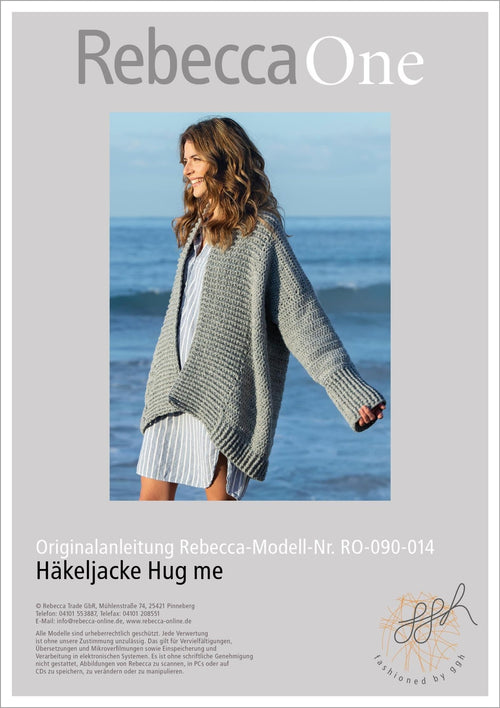Anleitung - Häkeljacke Hug me | rebecca - online.de