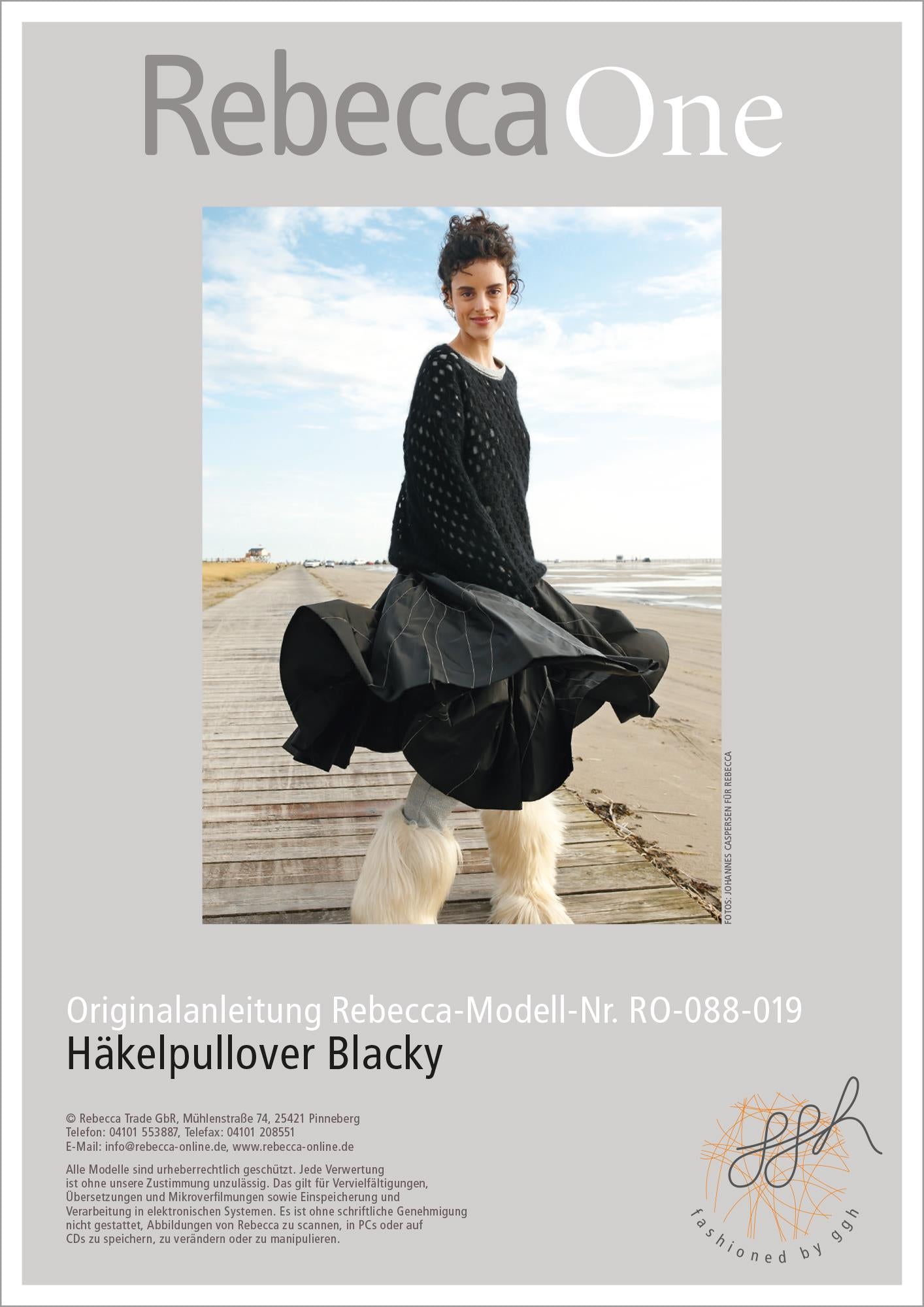 Anleitung - Häkelpullover Blacky - Rebecca - Online.de