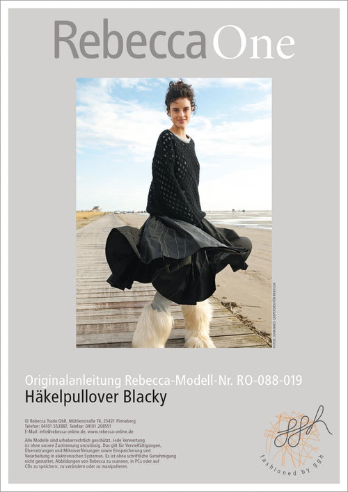 Anleitung - Häkelpullover Blacky | rebecca - online.de