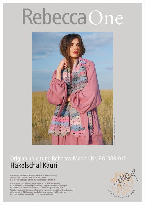 Anleitung - Häkelschal Kauri | rebecca - online.de