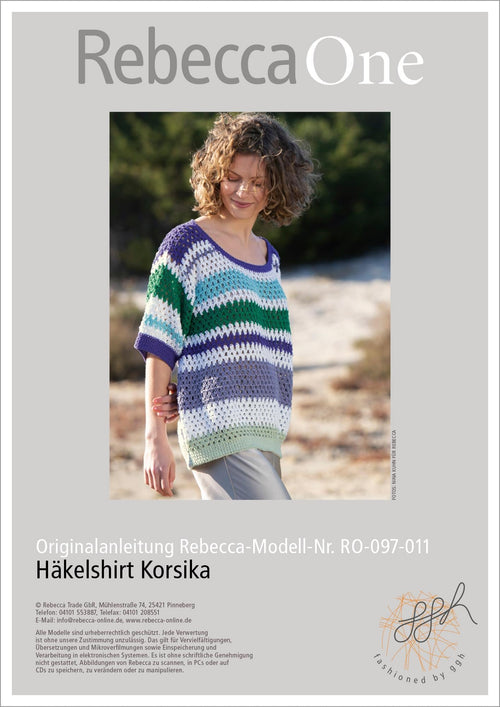 Anleitung - Häkelshirt Korsika | rebecca - online.de
