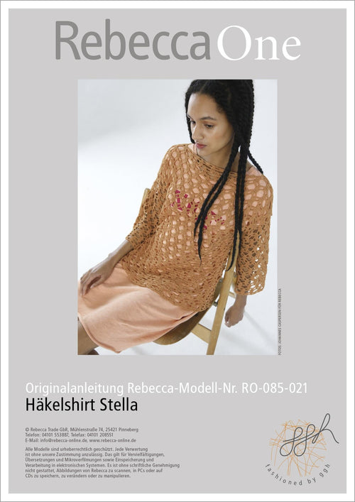 Anleitung - Häkelshirt Stella | rebecca - online.de